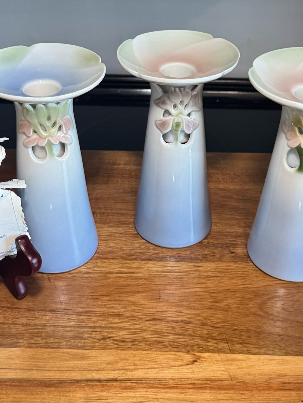 Bing & Grondahl B&G Porcelain Limited Edition Year Vases Set of 3 87-89
